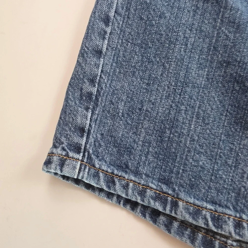 Levi's 550 Denim Shorts Mens 30 Blue Relaxed Fit Medium Wash Cotton 5-Pocket Y2K